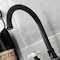 Kingston Brass 8" Centerset Kitchen Faucet with Sprayer, Matte Black FB7790PXSP - alternate 3